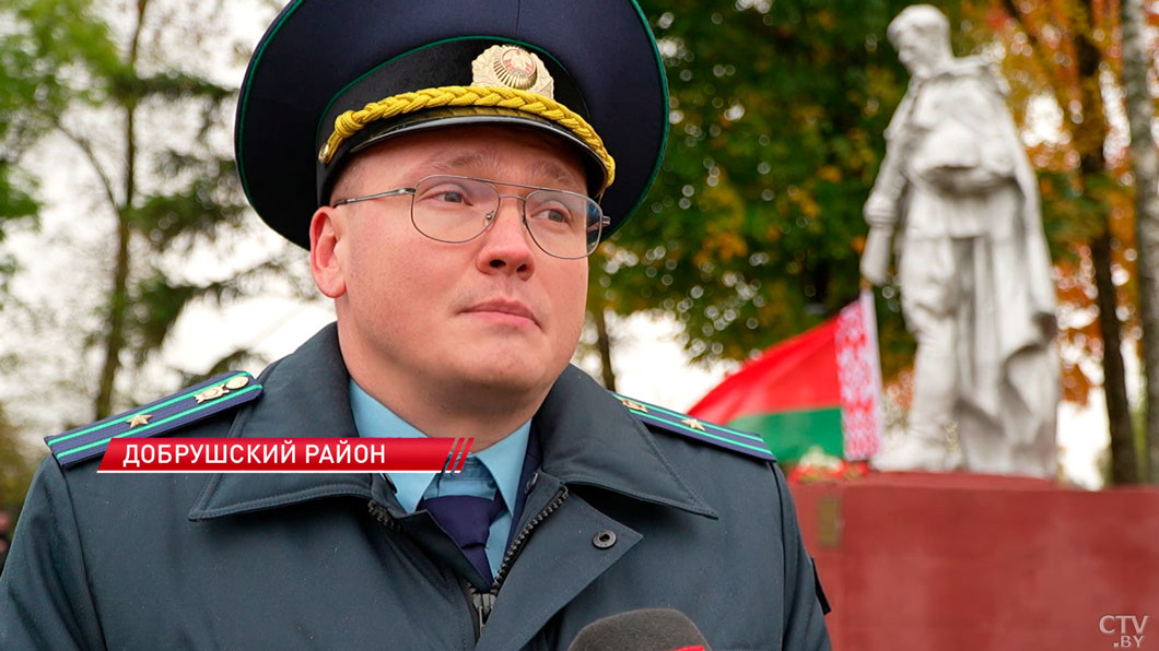 Останки пяти погибших в годы Великой Отечественной человек перезахоронили в деревне Марьино -4