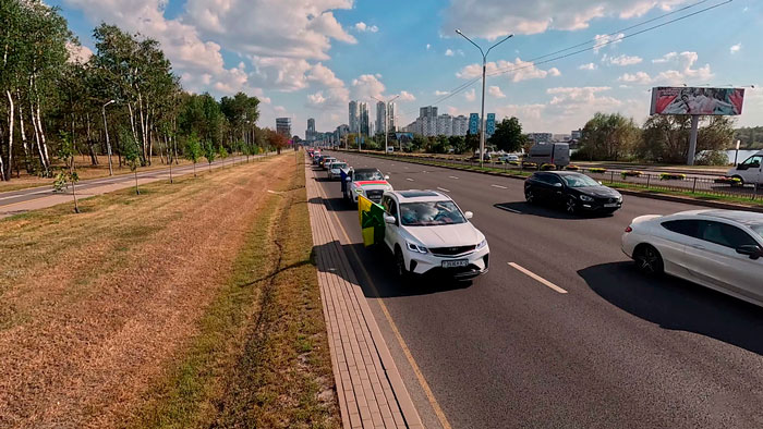 Более полутысячи человек приняли участие в автопробеге «За единую Беларусь» – вот как это было