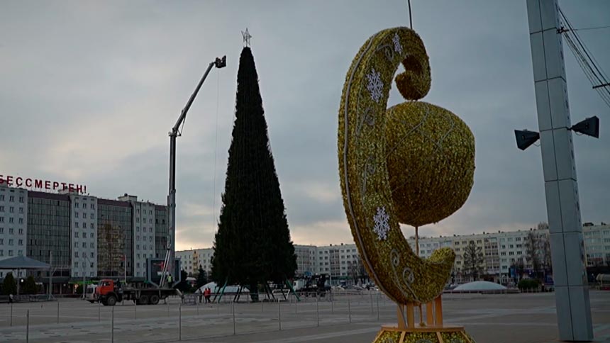 В Витебске зажгут одну из самых высоких елей в Европе!