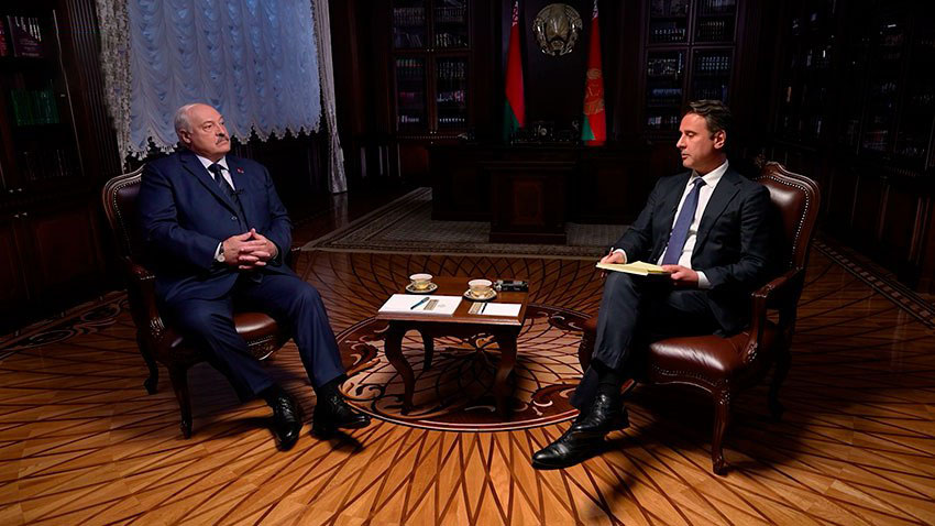 «Русским в спину я стрелять не позволю!» Лукашенко дал большое интервью американскому журналу Time