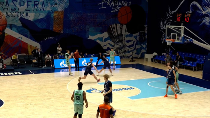 Баскетболисты «Минска» повторно проиграли питерскому «Зениту» в Единой молодёжной лиге