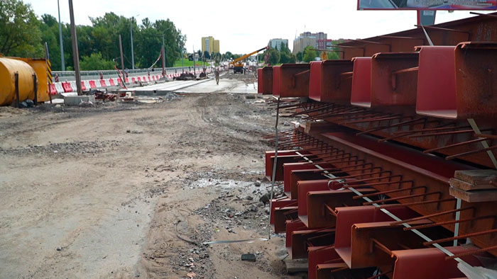 Капремонт Юбилейного моста через Витьбу выходит на финишную прямую