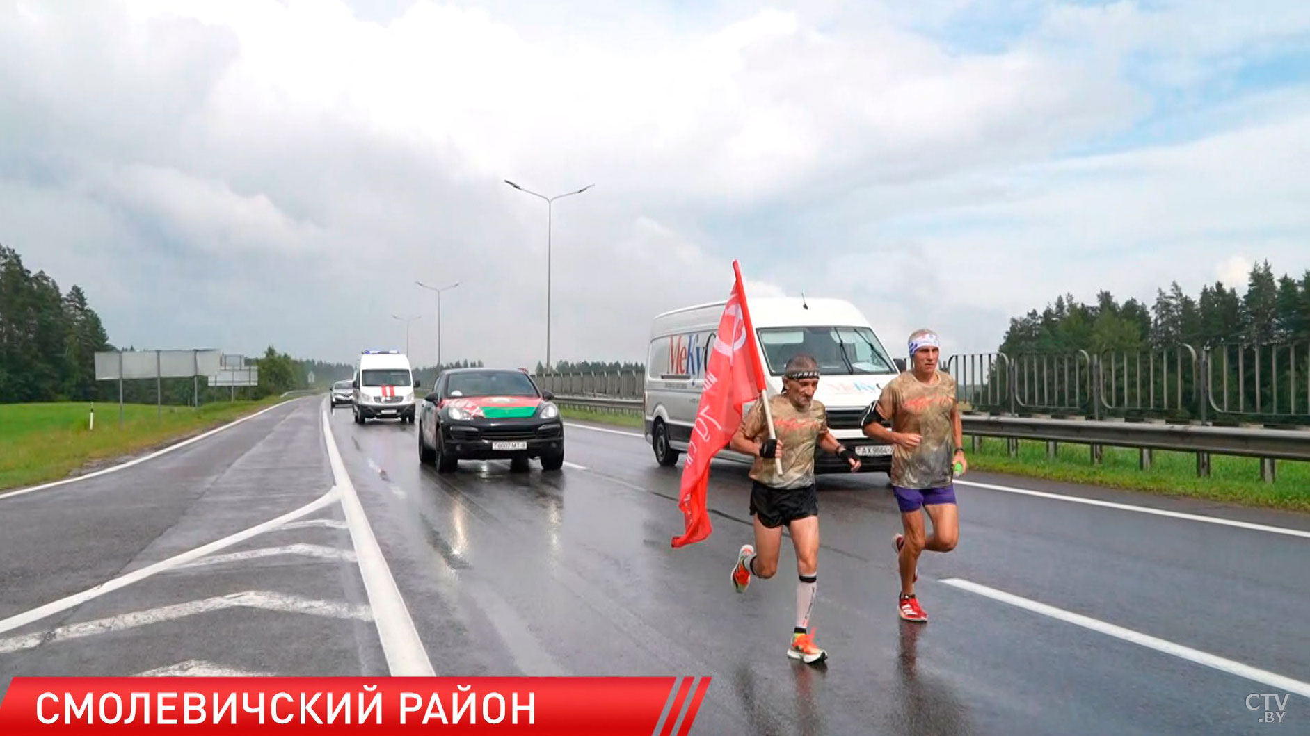 Участники патриотического проекта «Марш Победы» прибыли на Курган Славы-2
