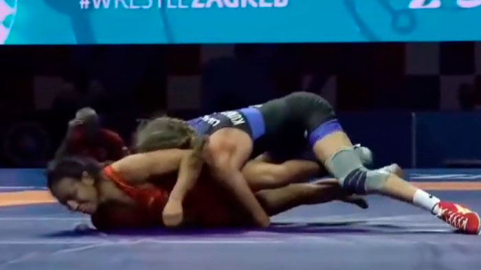 Ирина Курочкина оспорит бронзовую медаль чемпионата мира по борьбе в Загребе