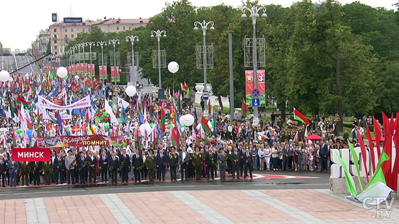 Шествие «Беларусь помнит» в Минске в День Независимости. Как это было-28