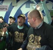 «Стадион просто сходит с ума». Показываем, как в Бресте праздновали победу «Динамо» на чемпионате Беларуси