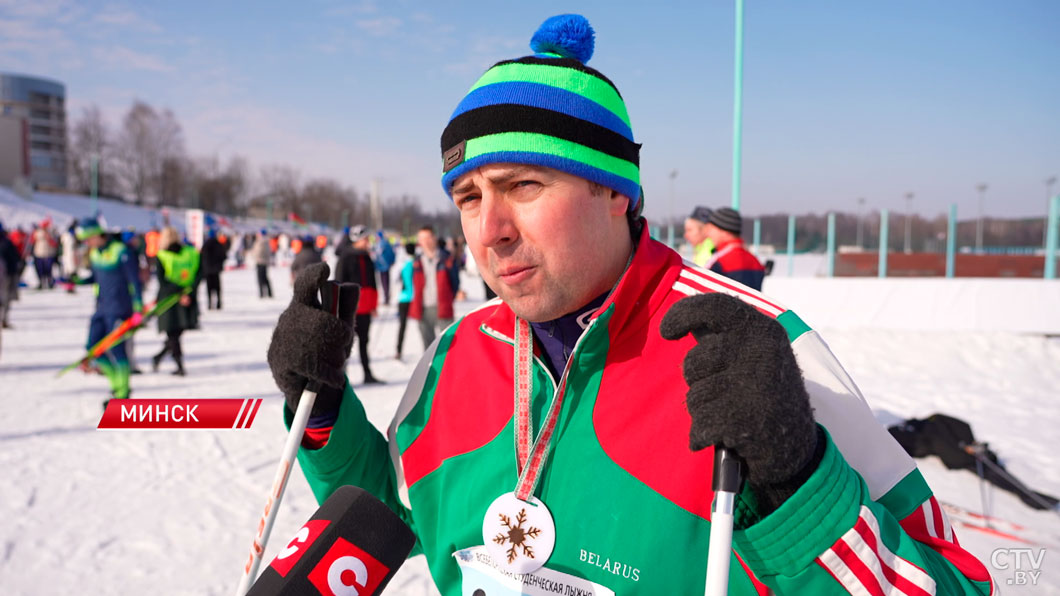 В Минске определили победителей Всебелорусской студенческой лыжни-2026-10