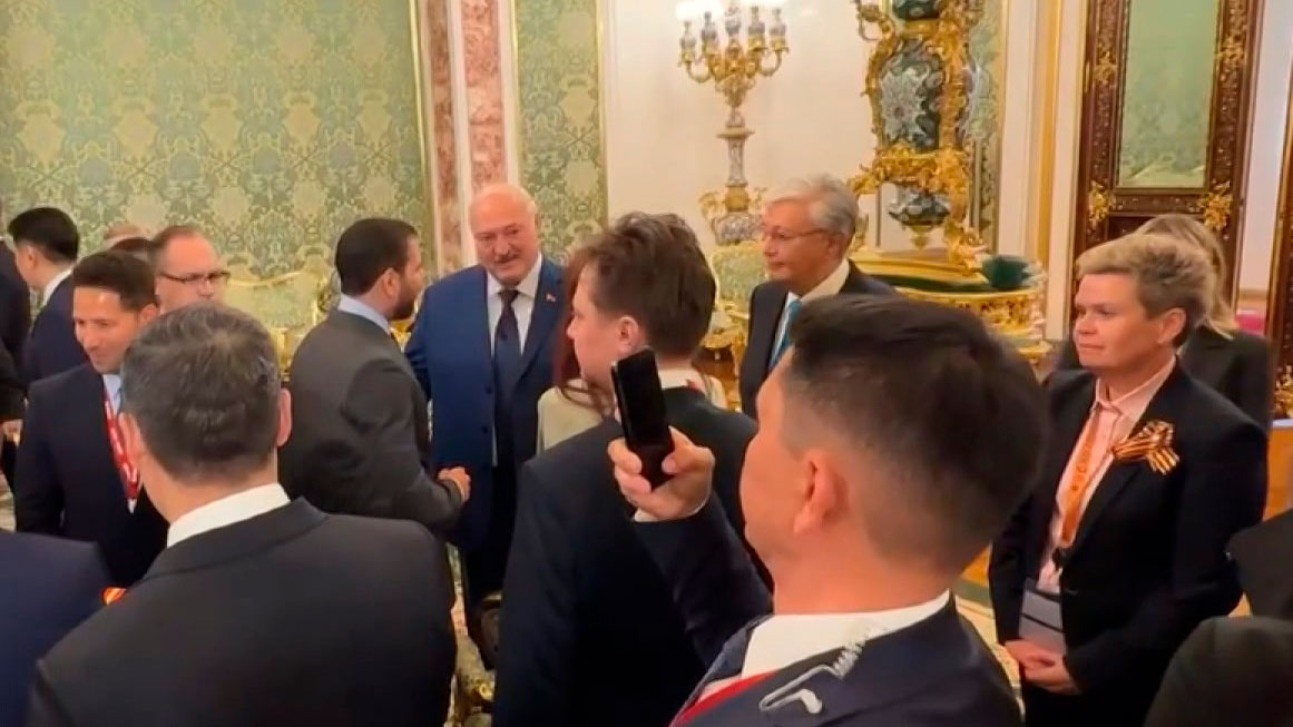 Лукашенко побывал на приёме в Кремле по случаю празднования предстоящего Дня Победы