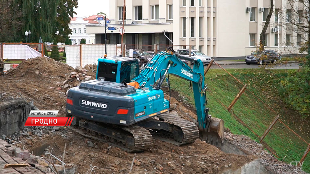 Работы шли без выходных – в центре Гродно после реконструкции открыли мост-6