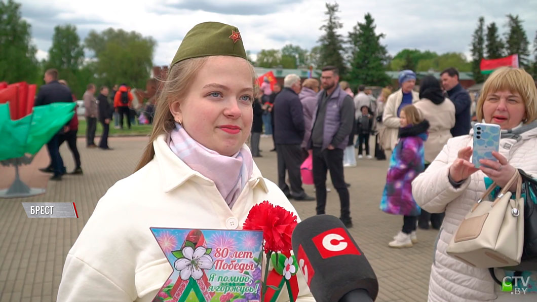 Более 70 тысяч человек приняли участие 9 Мая в торжествах в Брестской крепости-6