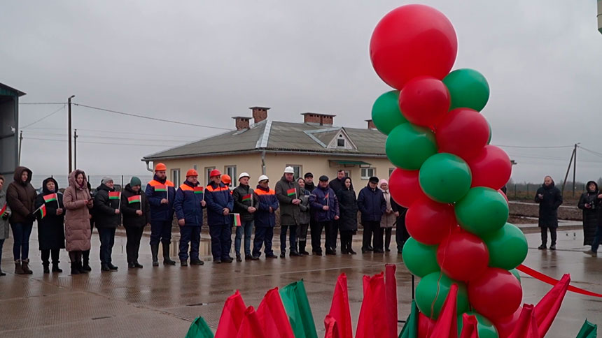 В Верхнедвинском районе открыли современный молочно-товарный комплекс