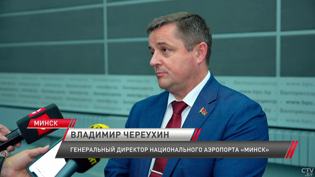 Число пассажиров увеличилось на 102% за год – гендиректор Национального аэропорта «Минск»-2