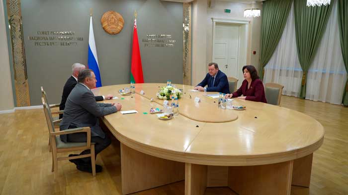 Председатель Совета Республики провела встречу с госсекретарём Союзного государства