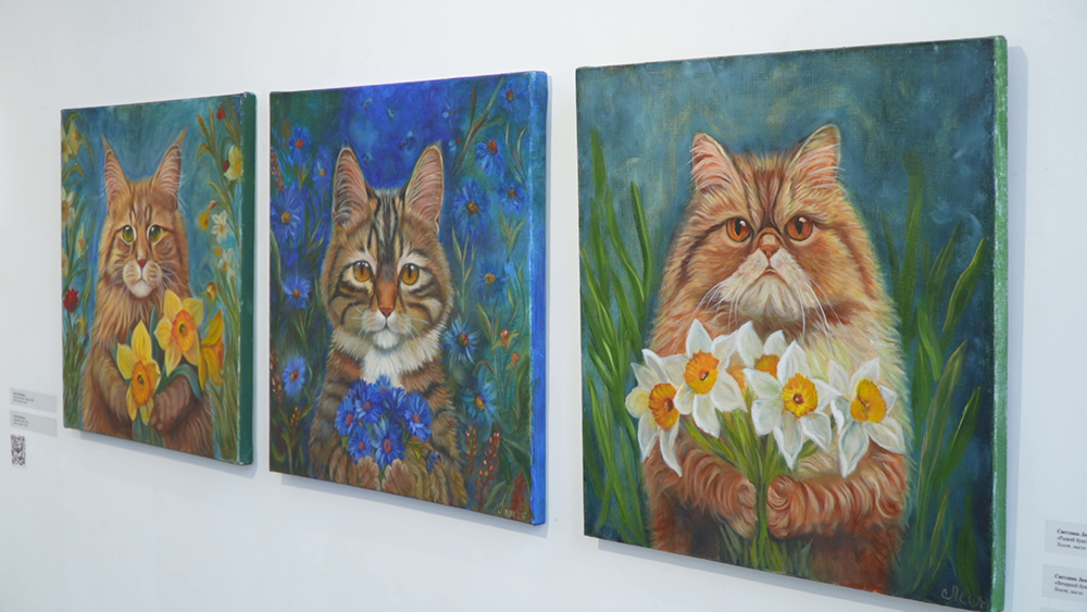 Порция заМУРчательного настроения – в Минске открылась выставка «Джаз! Коты! Весна!» Порция заМУРчательного настроения – в Минске открылась выставка «Джаз! Коты! Весна!»