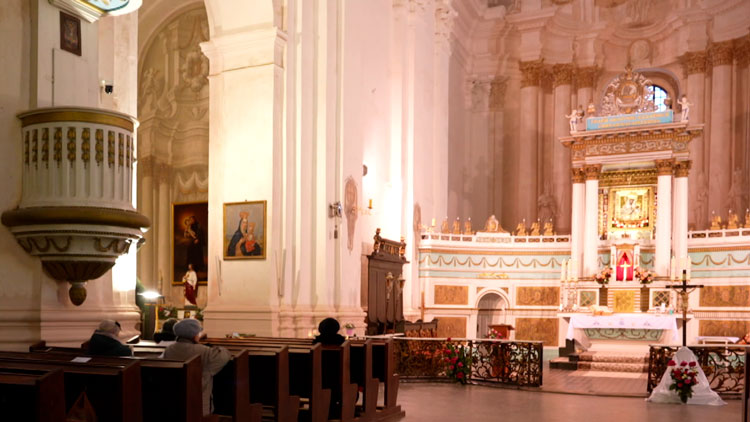 В Будславе продолжается реставрация костёла Вознесения Пресвятой Девы Марии