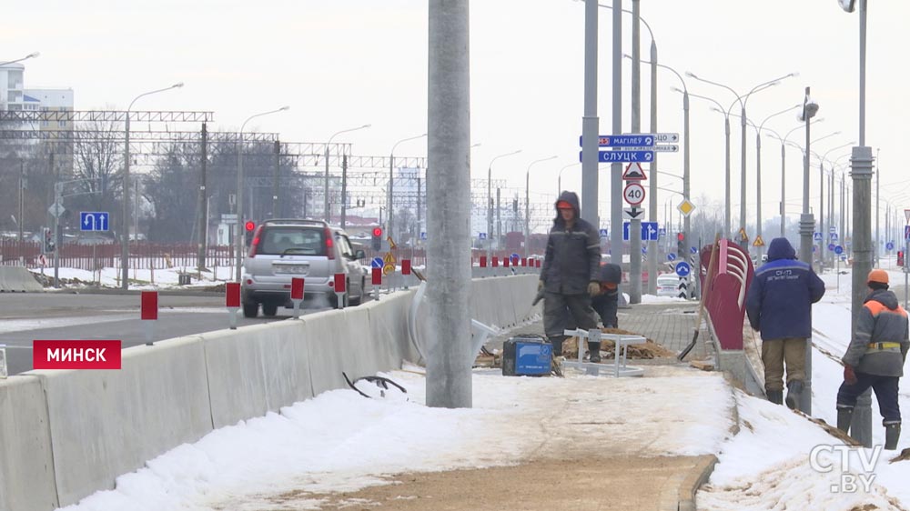 Открыто движение по развязка с путепроводом на улице Аэродромной-7