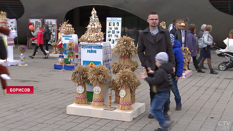 Разыграли сыр размером с колесо и выбрали самый красивый каравай из муки нового урожая: чем запомнятся «Дажынкі-2019» в Борисове-20