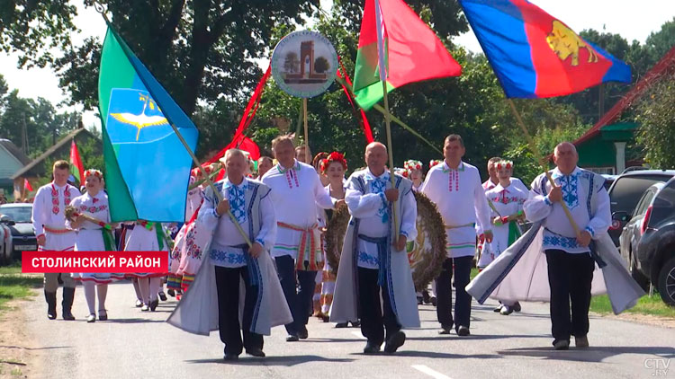 В Столине отмечают первые в 2024-м «Дожинки» – район завершил уборочную-13