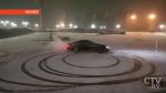 В Могилёве водитель на Mercedes устроил дрифт на площади Славы. ГАИ изучает видео с экстремальным вождением 