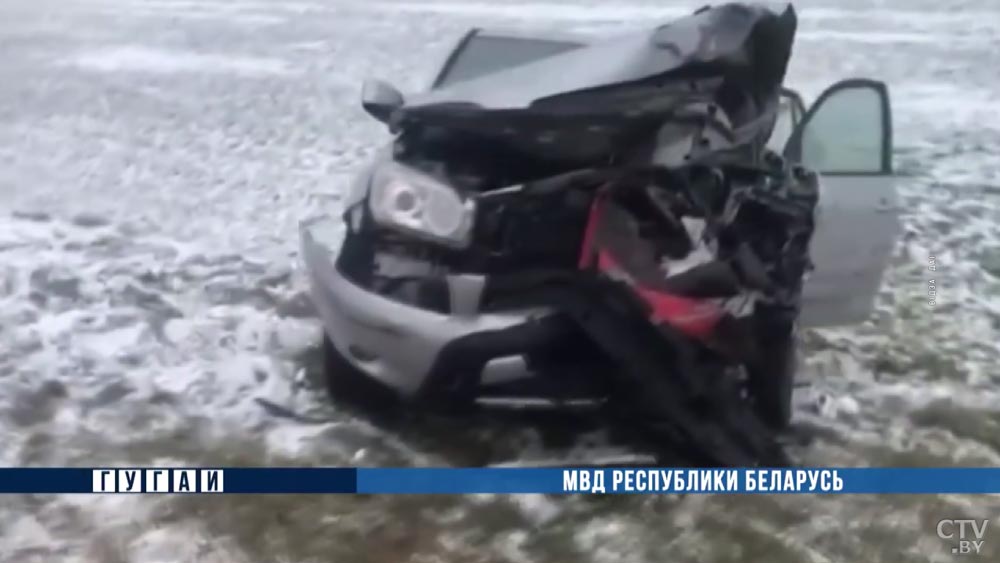В аварии под Минском погиб водитель «девятки». Машина оказалась на встречной полосе-4