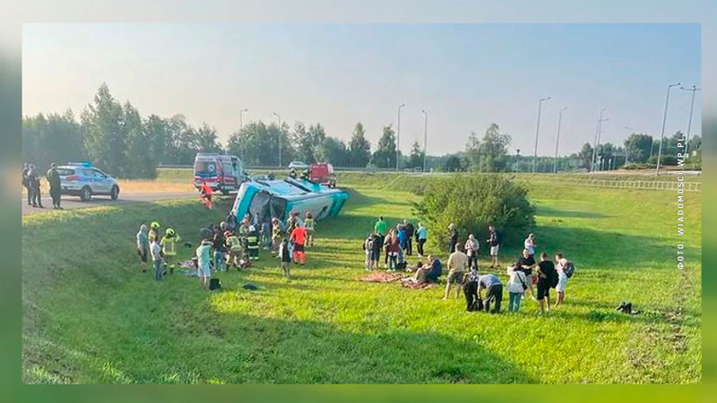 В Польше перевернулся автобус, перевозивший белорусов-4
