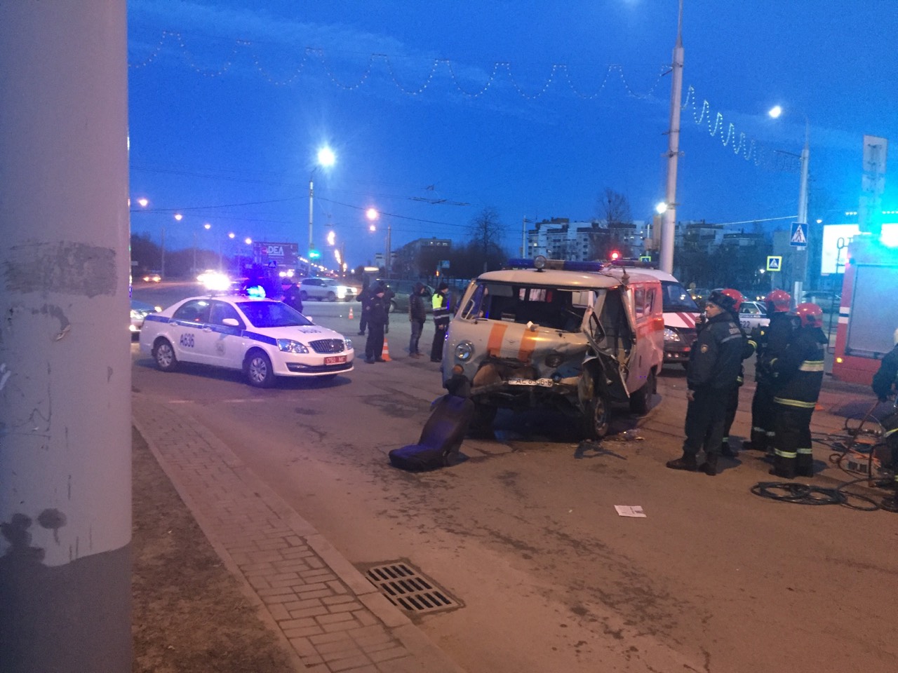 В Псковской области столкнулись два микроавтобуса: в одном из них находились граждане Беларуси