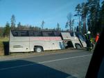 Белорусский автобус попал в ДТП в Латвии. Восемь человек пострадали