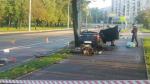В Минске водитель Opel врезался в столб и погиб при попытке скрыться от ГАИ