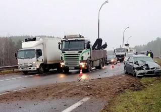 В Минском районе всего за один день произошло около 50 ДТП с материальным ущербом