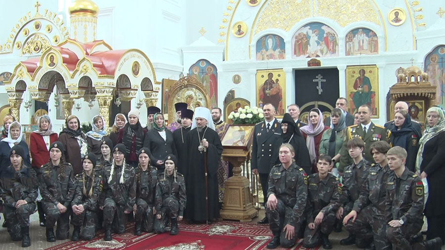 В Спасо-Евфросиниевском монастыре почтили память военнослужащих внутренних войск