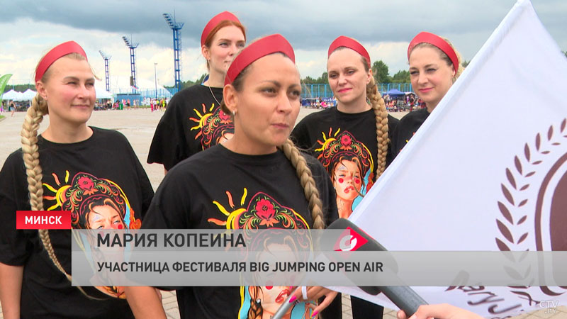 Фестиваль по прыжкам на мини-батутах прошёл в Минске-7