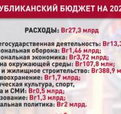 Минфин Беларуси обнародовал проект бюджета на 2021 год