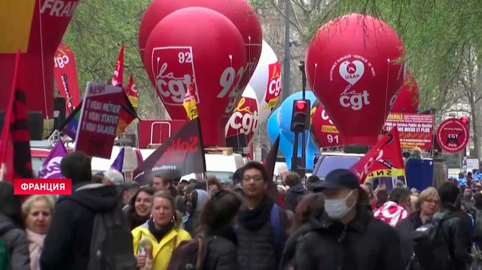 В странах Европы проходят митинги. Люди недовольны повышением цен и дефицитом из-за антироссийских санкций-7