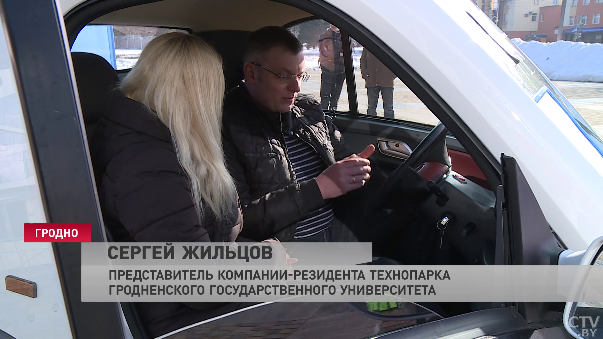 «На одной зарядке летом вы можете проехать 120 км». В Гродно собрали свой электромобиль -7