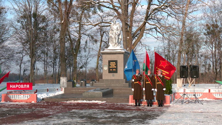 Ельский район отмечает 80 лет освобождения от немецко-фашистских захватчиков-1