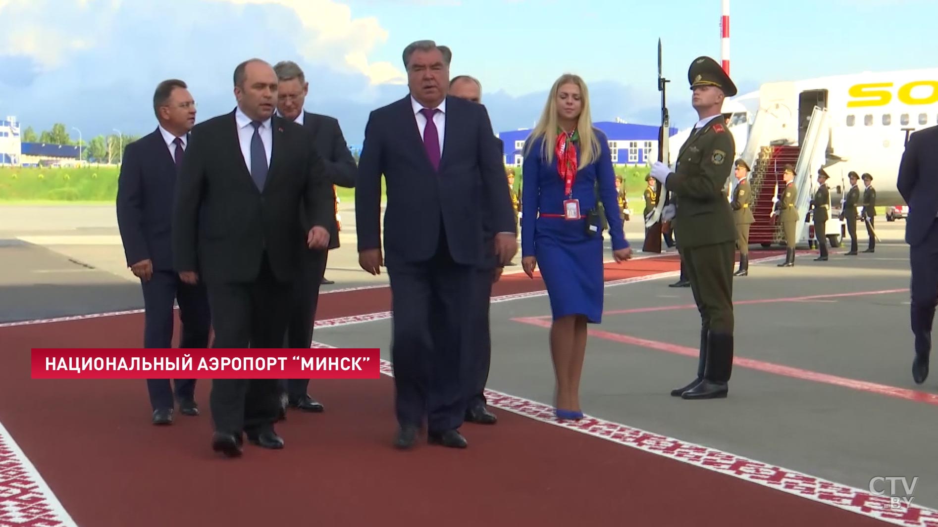 Президент Таджикистана прибыл с официальным визитом в Беларусь-7
