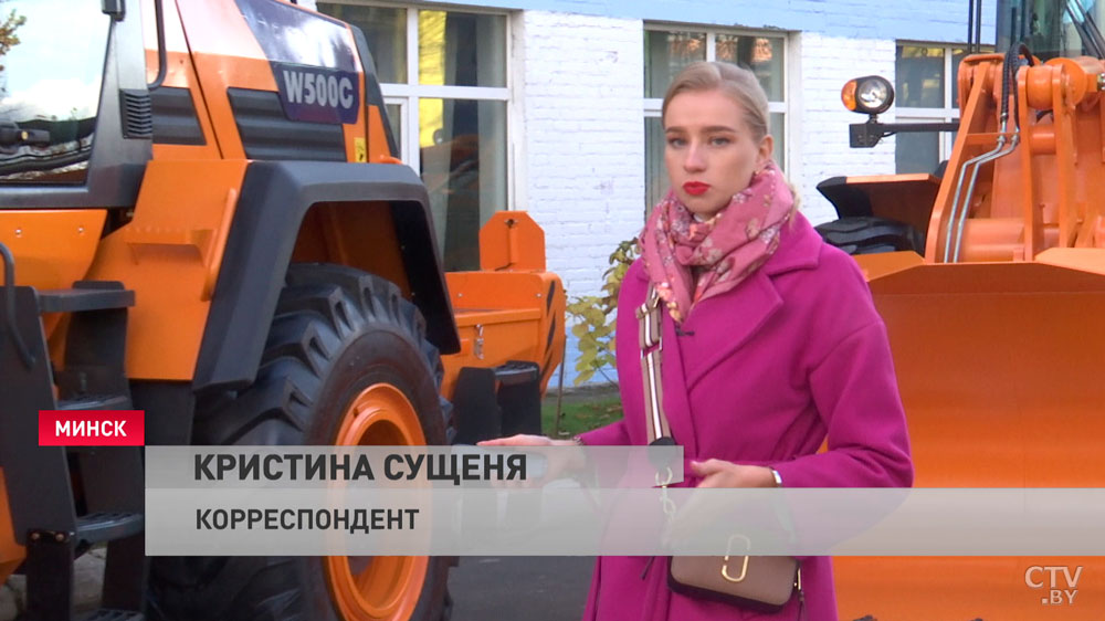 Это как космический корабль. «Амкодор» показал свой 14-тонный погрузчик без руля-4