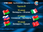 Евробаскет-2017: первый матч белорусской женской сборной 16 июня с Италией