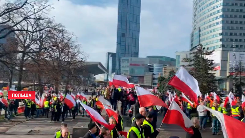 В Варшаве начинается массовая акция протеста фермеров-4