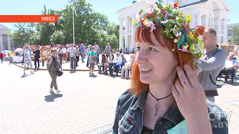 «Людзі любяць сваё». Окунуться в глубину веков и узнать национальные тренды – на фестивале-ярмарке «Вясновы букет» в Минске-26