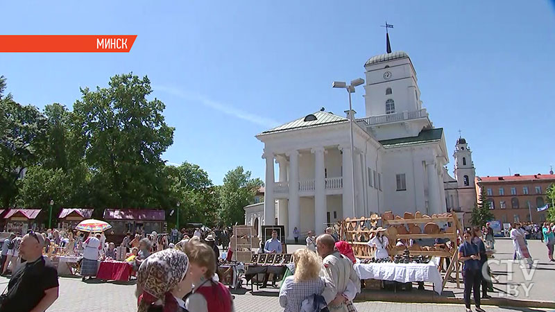 Фестиваль белорусской культуры «Вясновы букет» открылся в Минске. Репортаж СТВ из Верхнего города-1