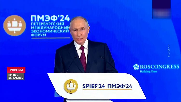 Владимир Путин выступил на пленарном заседании ПМЭФ. Какие вопросы обозначил российский лидер?-7