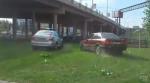 Опубликовано видео погони со стрельбой за Audi в Минске