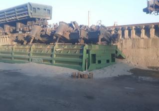 В Барановичском районе сошёл с рельсов и перевернулся вагон поезда