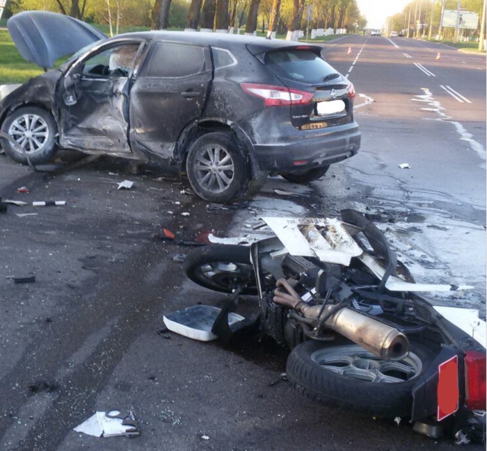 В Гомеле инспектор ГАИ погиб во время преследования мотоциклиста-нарушителя-1