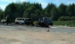 Водитель сгоревшего в результате ДТП под Оршей ГАЗа скончался в больнице
