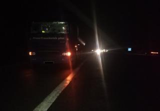 В Толочинском районе фура насмерть сбила мужчину 