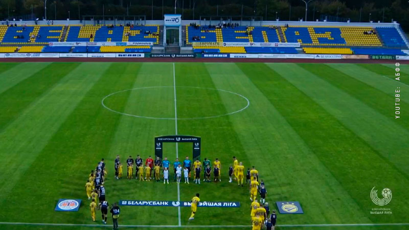 Футболисты «Торпедо» и БАТЭ не смогли выявить победителя в матче чемпионата Беларуси