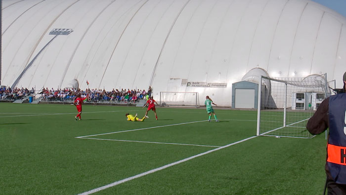 Женская сборная Беларуси по футболу (U-16) потерпела первое поражение на турнире развития УЕФА