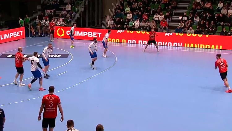 Гандболисты сборной Беларуси уступили россиянам в первом товарищеском матче